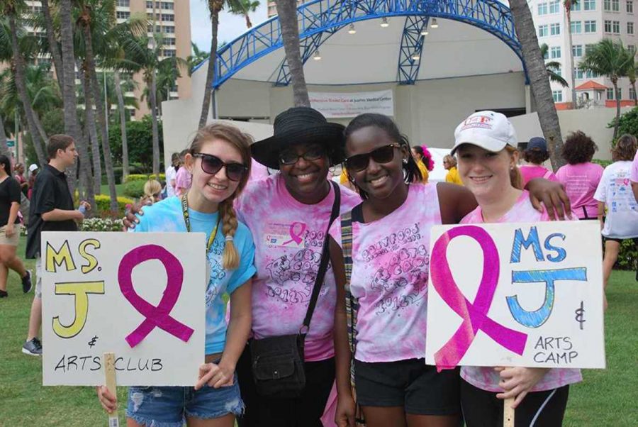 Dreyfoos Strides Against Breast Cancer