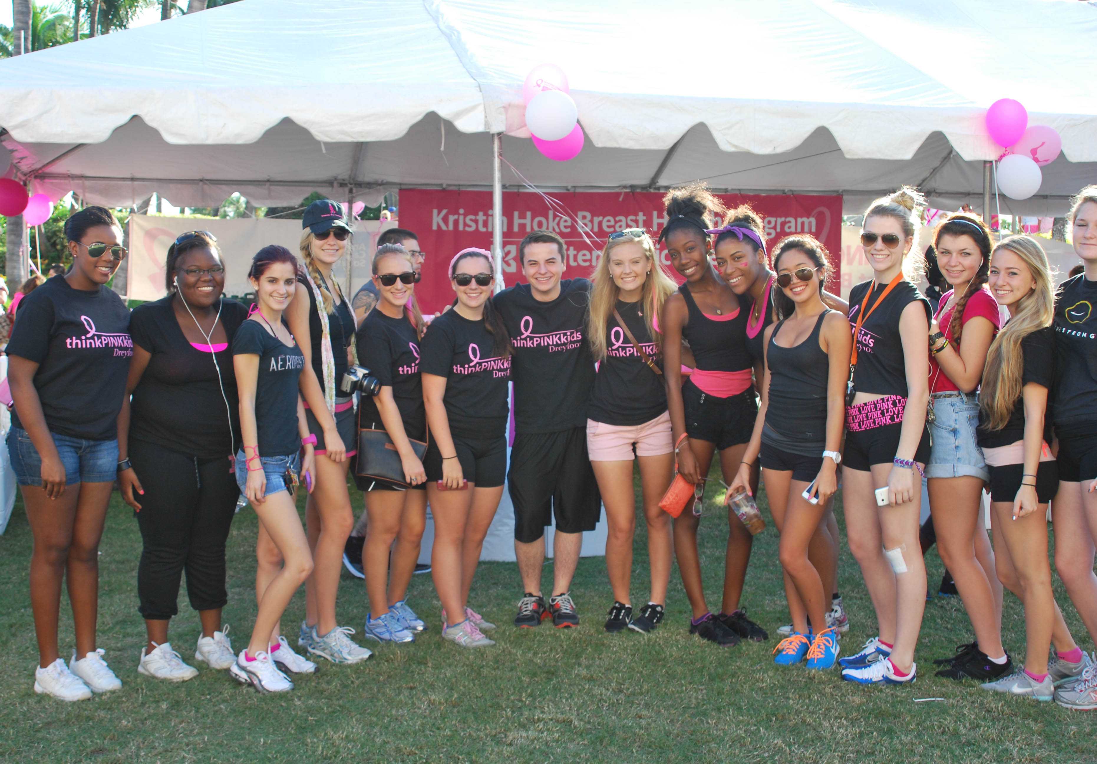 Dreyfoos Strides Against Breast Cancer