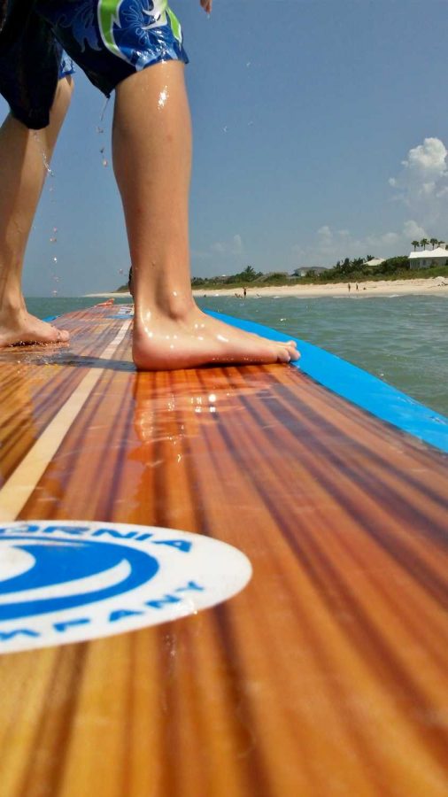 Paddle boarding in Vero Beach, Fl.