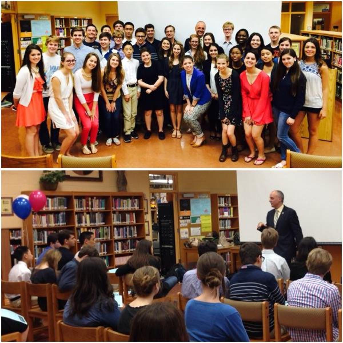 Visit from the Congressman