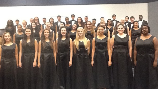 The official group picture of the Dreyfoos choir. 