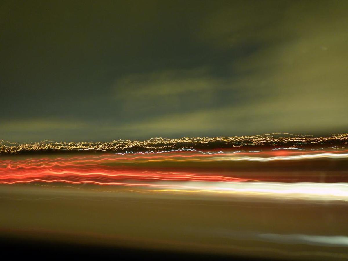 Digital long exposure of Miami International Airport