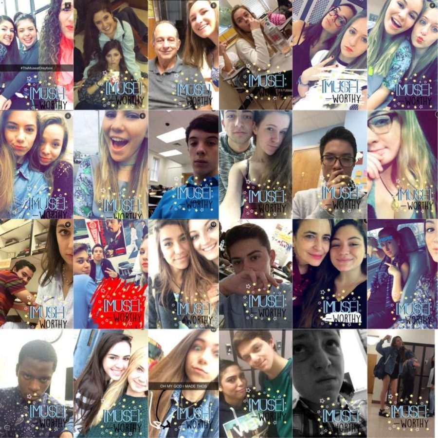 A collage of snaps made public by students featuring the new filter. 