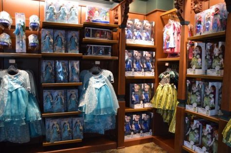 "Frozen" merchandise at EPCOT's Norway pavilion store.