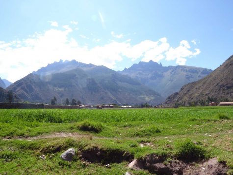 The view from Kapitulnik's house in Salliancha, Peru in the Sacred Valley. 