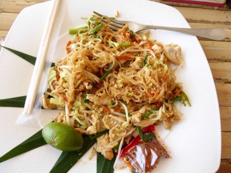 A traditional meal of Pad Thai.