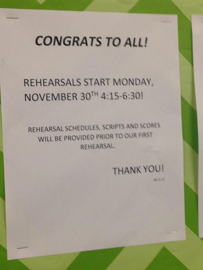 The cover page of the Shrek cast list. It can be viewed in Building 7.