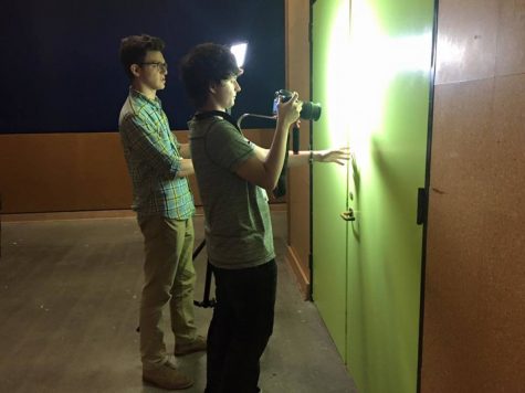 Communications junior Matt Nadel (L) gets hands-on training in cinematography at CALARTS.  "This experience undeniably made me a better filmmaker in every way," Nadel said. 