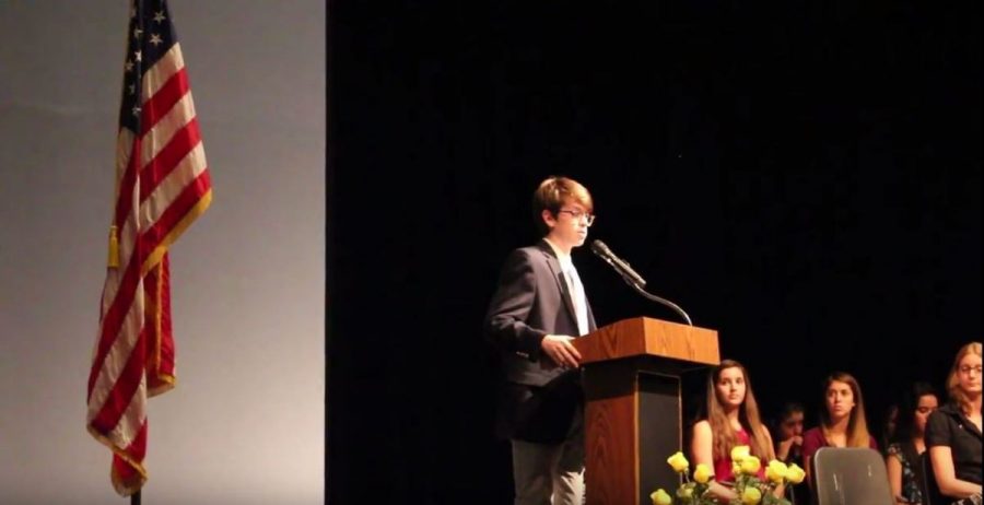 Dreyfoos National Honor Society Induction Clips