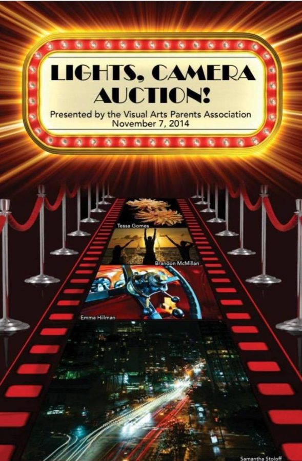 The Visual Arts Parents Association or VAPA logo showcases some of the artwork that was auctioned off on Nov. 7. Select students had the luxury of selling their art to the public in a silent auction. "The auction is our biggest fundraiser of the year," digital deal Peter Stodalak said. "We [had] students selling their artwork, band students performing, lots of foods, and students taking pictures."