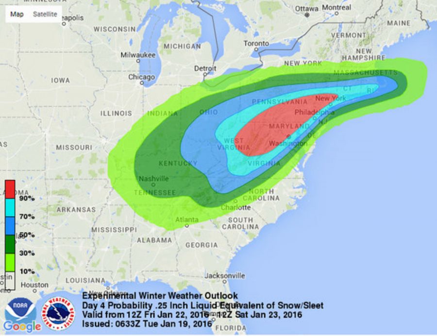 This+image+shows+an+early+computer+model+forecasting+the+chances+of+a+windy%2C+strong+sleet-snow+storm+hitting+the+East+Coast+this+weekend.+