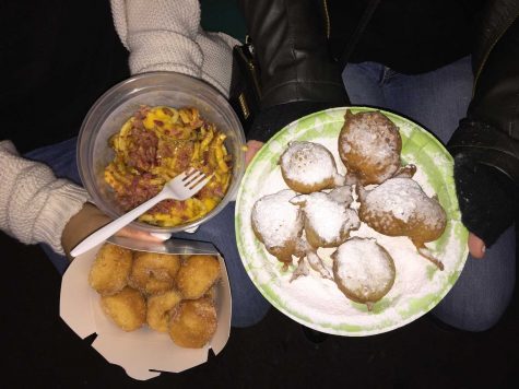 The South Florida Fair offers traditional fair food such as cider donuts, cheese fries, and popcorn. Overeating at the fair might  be unsettling for one's stomach.