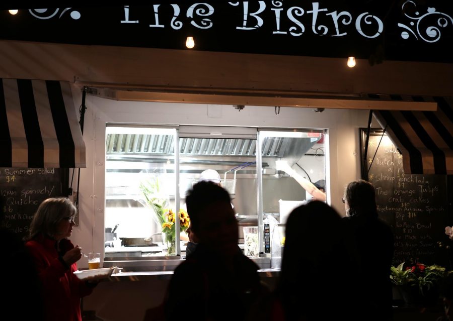 Almost 200 people enjoyed the gourmet food and the art at The Bistro Food Truck Grand Opening between 5-10 p.m. On Jan. 29, at 151 commerce rd, Boynton Beach Fl.