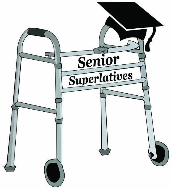 Seniors have selected their "superlatives" in categories such as Sass King and Queen or Life of the Party.