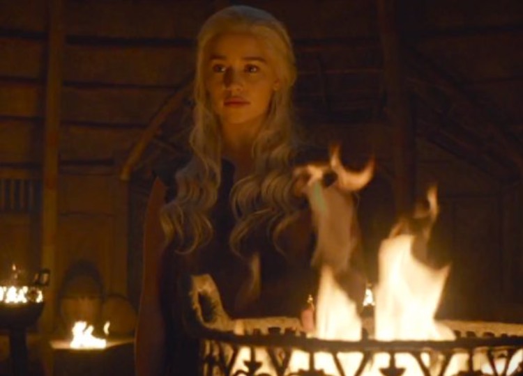 Emilia Clark plays Daenerys Targaryen in the series “Game of Thrones.”