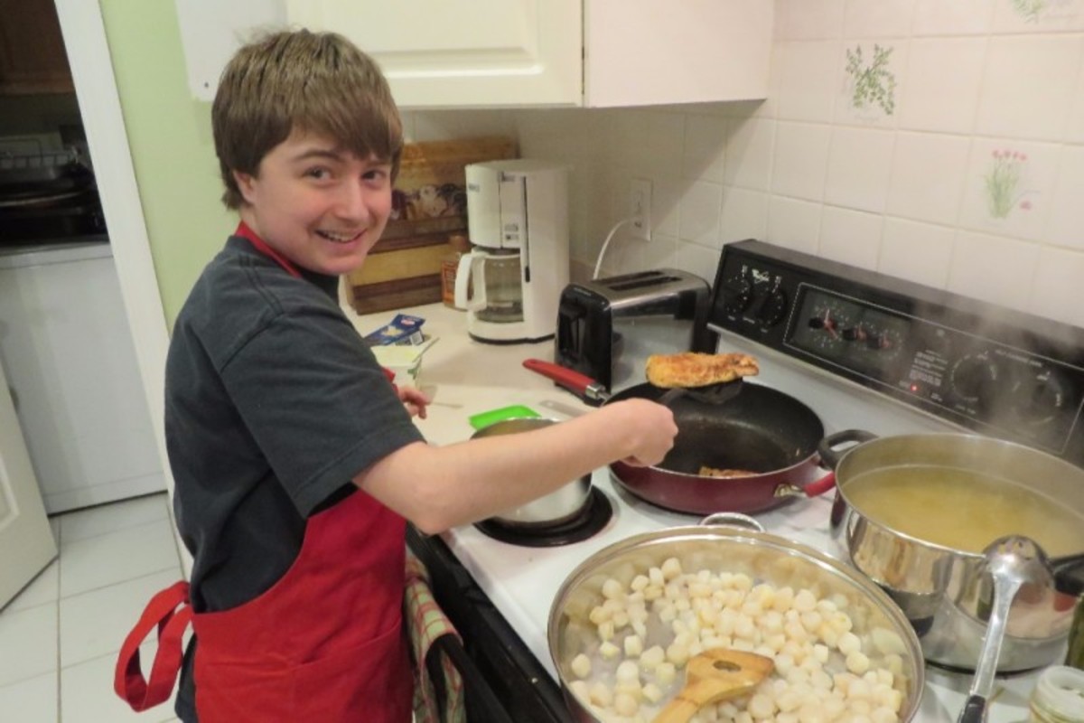 Theatre senior Aidan Renda has enjoyed cooking since a young age despite his heart condition. Renda cooks almost every night for his family.