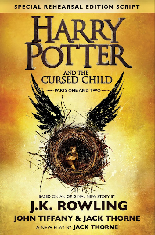 Official cover art for the published script version of “Harry Potter and the Cursed Child.”