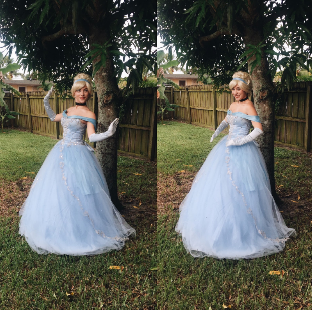 “Cinderella is my favorite princess to play,” theatre junior Skylar Sajewski said. “When I slip into the gown and the hair I feel like I've stepped into my dream.”