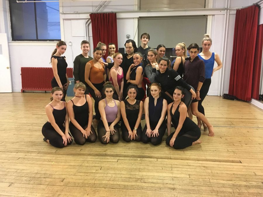 The group after their fosse masterclass with Peter Yuen at Broadway Dance Center on Thursday (1/19).