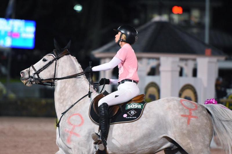 Competitor, Abigail McArdle represents the Womens Team during the Battle of the Sexes event in January.