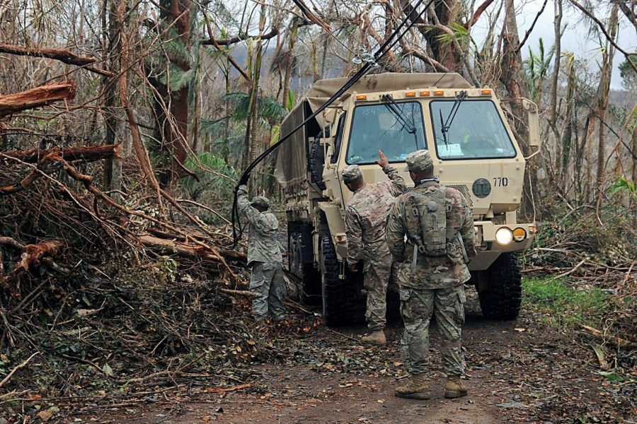 “Puerto Rico national guard work to assess damages after recent Hurricane strike”