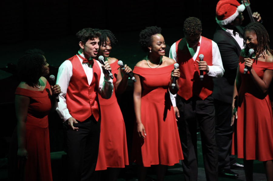 Many of the songs performed throughout the concert were able to create a storyline, with the performers adopting character roles, or expressing the song through choreography.