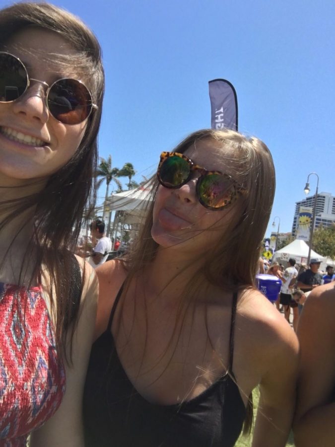 As Magic City Hippies started playing and fans started cheering, digital media junior Logan Brodsky and band junior Veronica Harrington snapped a picture at SunFest 2017. “We spent most of the day watching different bands perform while also checking out the vendors, art, and food that SunFest provided,” Harrington said. “It was really fun and there were a lot of good vibes.” After their experience last year the two Dreyfoos students plan on attending SunFest again this year.
