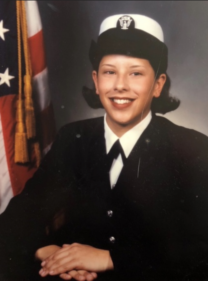 English teacher Carmen Gallardo, U.S. Navy