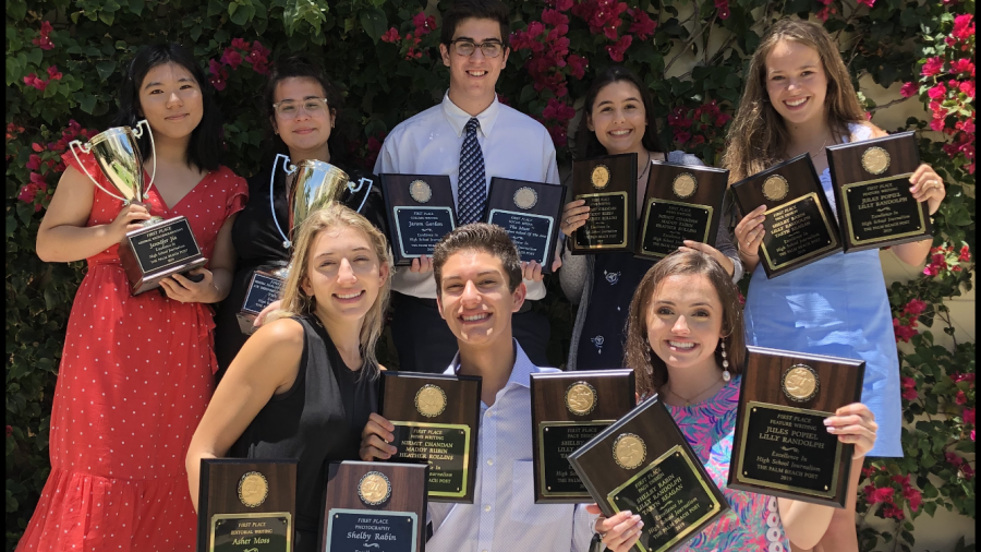 THE MUSE WINS FIRST PLACE AT THE PALM BEACH POST EXCELLENCE IN HIGH SCHOOL JOURNALISM AWARDS