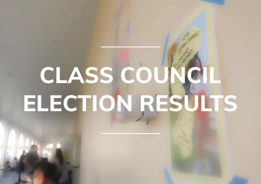 FRESHMEN CLASS COUNCIL ELECTION RESULTS