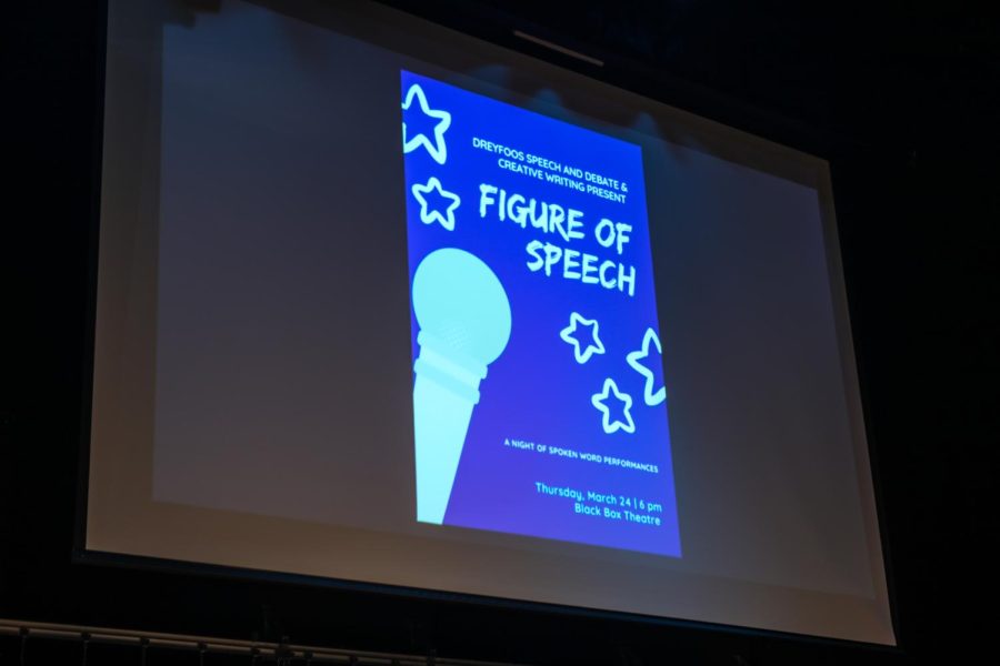 The Speech and Debate and Creative Writing programs came together to showcase their work at Figure of Speech in the Black Box Theater on March 24.
