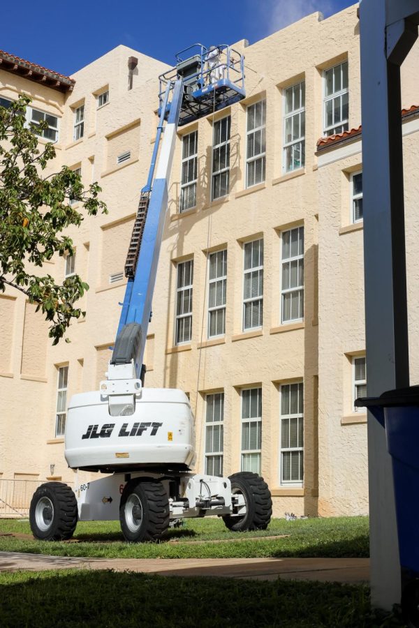 This quarter, one of the main projects on campus was painting buildings, as well as making renovations to the bathrooms, media center, and other locations around campus.
