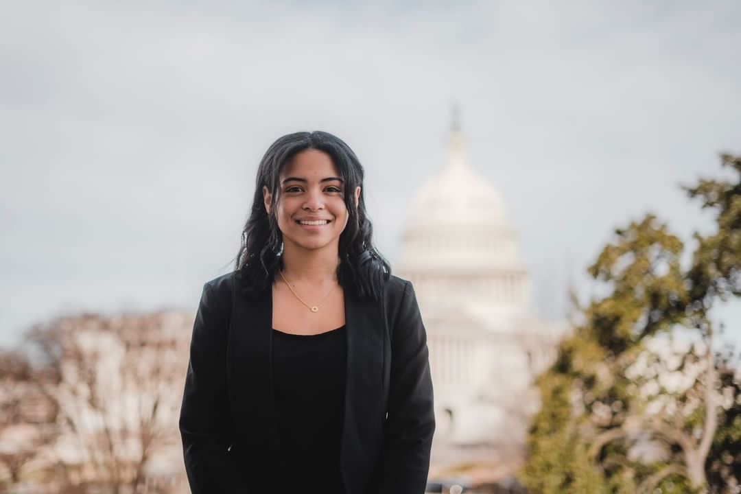 Former coverage editor on The Muse Melodie Barrau stands in front of the U.S. Capitol Building. Former production managing editor Allison Robbert took this photo as part of Barrau’s internship at Congresswoman Lois Frankel’s office. “At the moment, my work in journalism is focused less on writing and creating content and more on understanding what constitutes media as a whole,” Barrau said. “The media, regardless of its ideological affiliations, shapes a lot of the way that average people engage with the political system.”