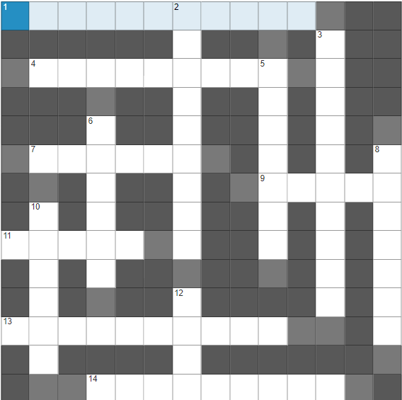 Student Press Freedom Day Crossword