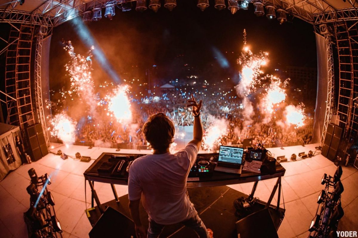Zedd, the German-American DJ, took the Ford Stage on May 4, 2018, hyping the crowd up with lights and pyrotechnics. He played his original songs “Clarity” and “Stay the Night”, as well as songs by other artists, such as “Rude” by Magic and “Bohemian Rhapsody” by Queen.

Photo courtesy of Chris Yoder