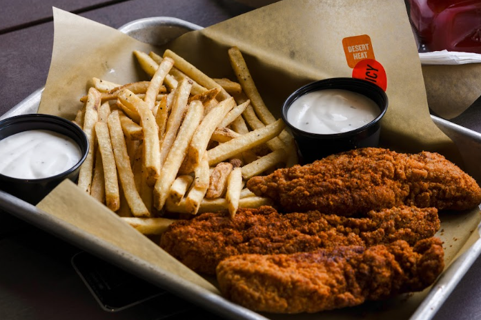 The Desert Heat Chicken Tender meal from Buffalo Wild Wings.