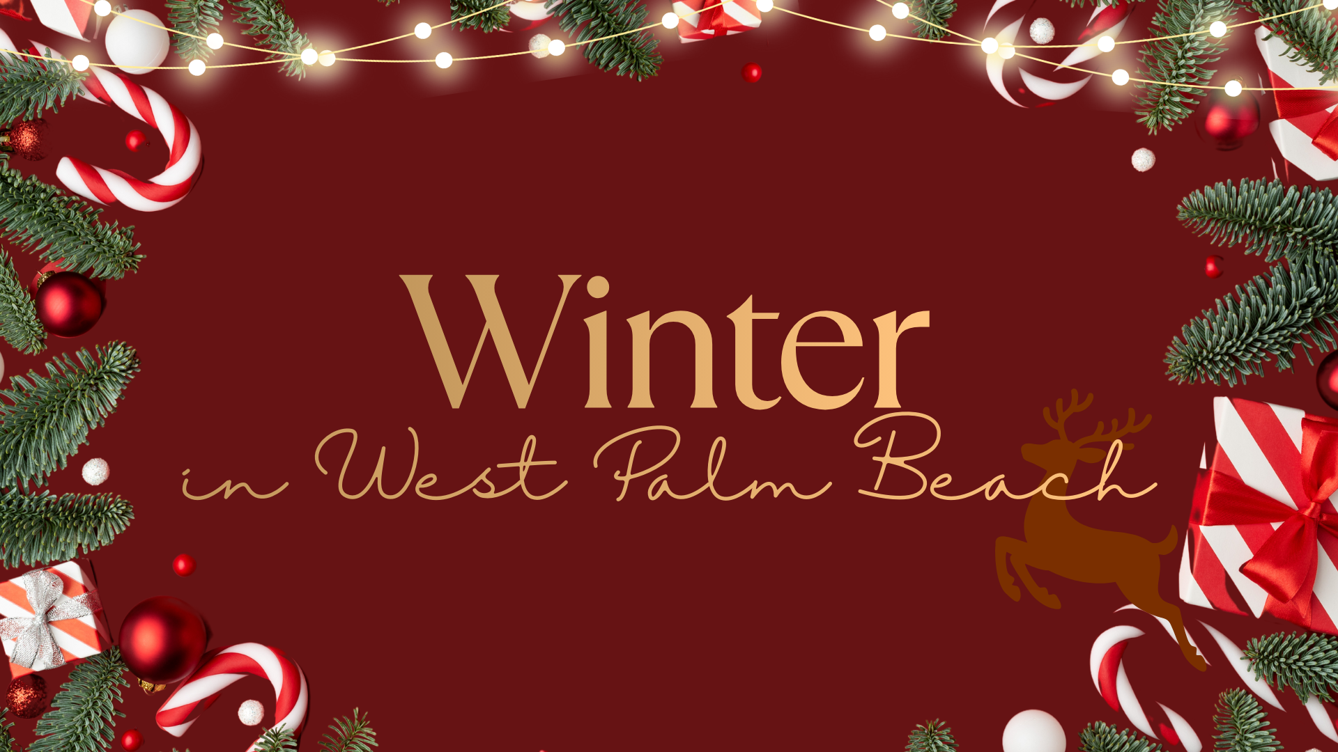“Winter in West Palm Beach” provides alternatives for how to commemorate the holidays whilst experiencing the humid Floridian weather. 

Graphic and caption by Vi Erisha