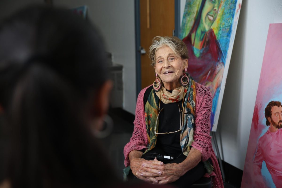 Getting interviewed by DSOA Today reporters, Ellen Liman explains her efforts to help students financially. Founded alongside her late husband, Arthur Liman, the Liman Foundation Inc. is a philanthropic organization that offers scholarships and grants to students in the arts. 