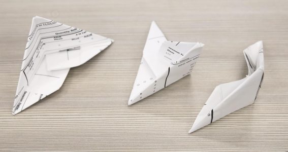 Displayed on a table are origami pieces made for the annual lantern festival and crafted by Asian Cultural Society (ACS) members. ACS officer and communications junior Reya Chennath said, “The making of the origami pieces meant a sense of unity to me. Working with all the people at my table was so enjoyable and was definitely a core memory that I will think about a lot.”